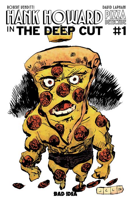 HANK HOWARD PIZZA DETECTIVE THE DEEP CUT #1 (ONE SHOT) CVR C PIZZA BY JESSE LONERGAN VAR (PRE-ORDER: 12/02/2026)