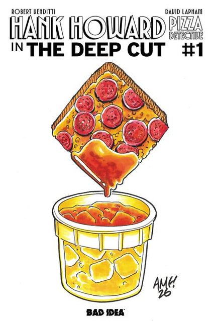 HANK HOWARD PIZZA DETECTIVE THE DEEP CUT #1 (ONE SHOT) CVR D PIZZA BY TONY FLEECS VAR (PRE-ORDER: 12/02/2026)