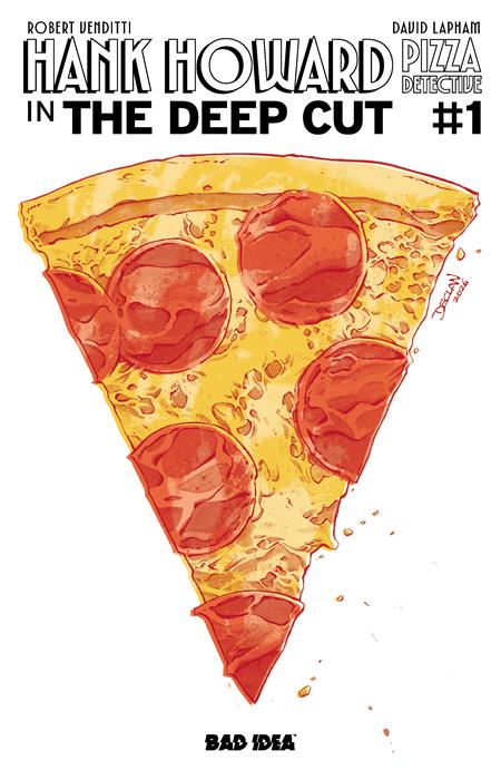 HANK HOWARD PIZZA DETECTIVE THE DEEP CUT #1 (ONE SHOT) CVR F PIZZA BY DECLAN SHALVEY VAR (PRE-ORDER: 12/02/2026)