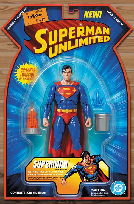 SUPERMAN UNLIMITED #20 CVR B JASON GEYER SUPERMAN WITH KANDOR ACTION (FIGURE) COMICS CARD STOCK VAR (PRE-ORDER: 12/16/2026)
