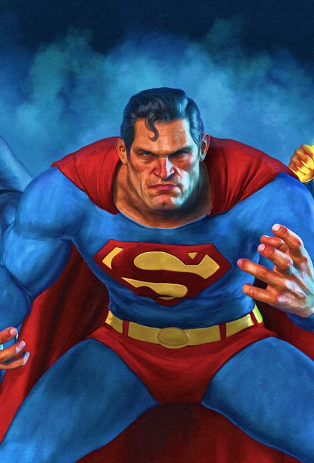 JUSTICE LEAGUE UNLIMITED #26 CVR C MARK SPEARS 3-PART CONNECTING SUPERMAN CARD STOCK VAR (PRE-ORDER: 12/23/2026)