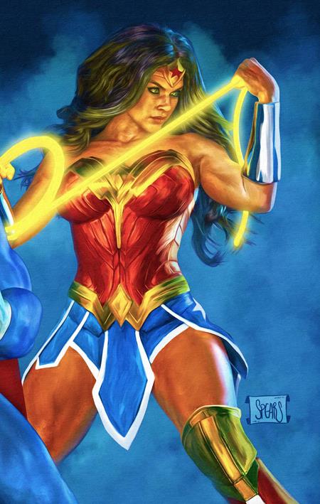 JUSTICE LEAGUE UNLIMITED #26 CVR D MARK SPEARS 3-PART CONNECTING WONDER WOMAN CARD STOCK VAR (PRE-ORDER: 12/23/2026)