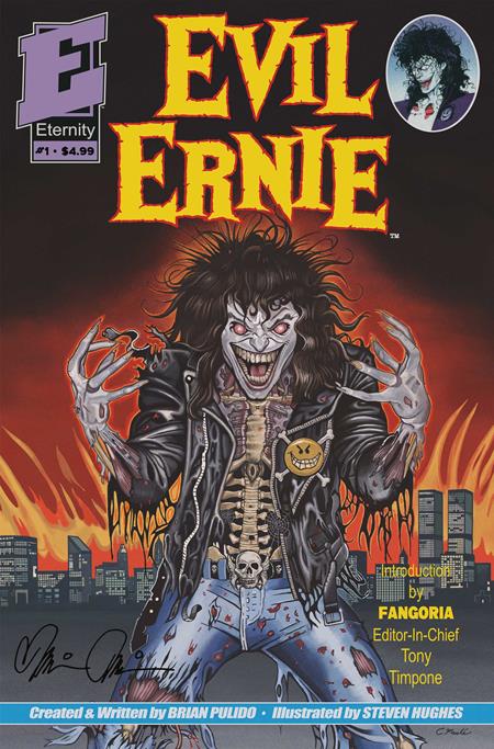 EVIL ERNIE #1 30TH ANNIVERSARY FACSIMILE EDITION CVR D ERIC MACHE SIGNED EDITION SIGNED BY BRIAN PULIDO VAR (PRE-ORDER: 12/02/2026)