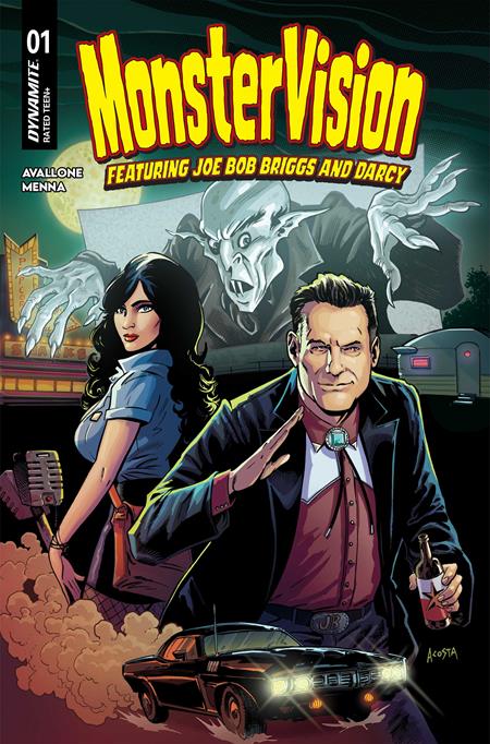 MONSTERVISION FEATURING JOE BOB BRIGGS AND DARCY #1 CVR A DAVE ACOSTA (PRE-ORDER: 12/23/2026)