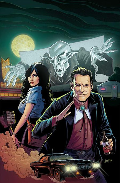 MONSTERVISION FEATURING JOE BOB BRIGGS AND DARCY #1 CVR G DAVE ACOSTA LTD VIRGIN VAR (PRE-ORDER: 01/06/2027)