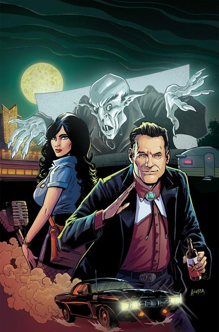 MONSTERVISION FEATURING JOE BOB BRIGGS AND DARCY #1 CVR G DAVE ACOSTA LTD VIRGIN VAR (PRE-ORDER: 01/06/2027)
