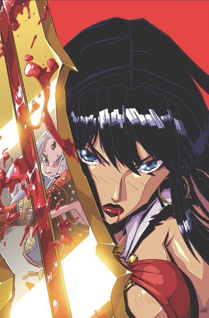 PATHFINDER VAMPIRELLA BLADE OF DARKNESS #3 CVR E ANDREW HUERTA LTD VIRGIN VAR (PRE-ORDER: 01/06/2027)
