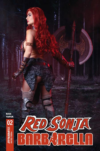 RED SONJA BARBARELLA #2 CVR D COSPLAY IVY RED SONJA VAR (PRE-ORDER: 12/02/2026)
