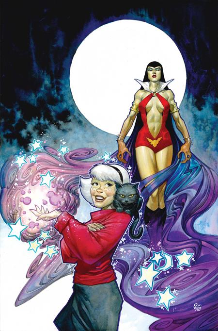 SABRINA THE TEENAGE WITCH VAMPIRELLA #1 CVR H ERIC POWELL FOIL VIRGIN VAR (PRE-ORDER: 12/02/2026)