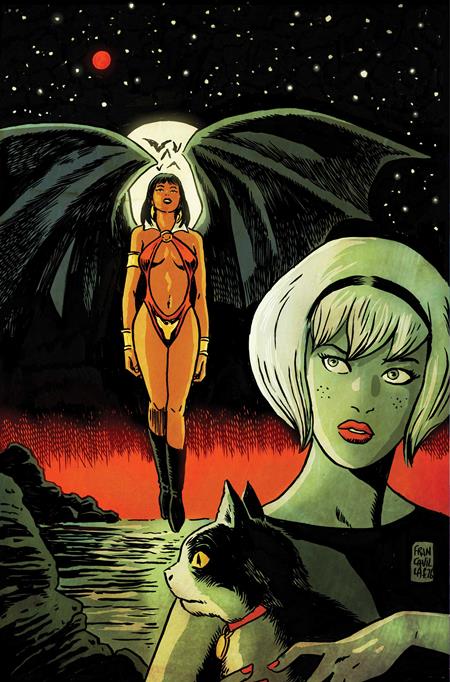 SABRINA THE TEENAGE WITCH VAMPIRELLA #1 CVR J FRANCESCO FRANCAVILLA LTD VIRGIN VAR (PRE-ORDER: 12/09/2026)