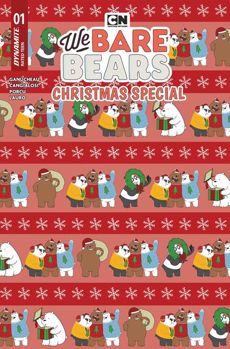 WE BARE BEARS CHRISTMAS SPECIAL #1 (ONE SHOT) CVR C WRAPPING PAPER VAR (PRE-ORDER: 12/16/2026)