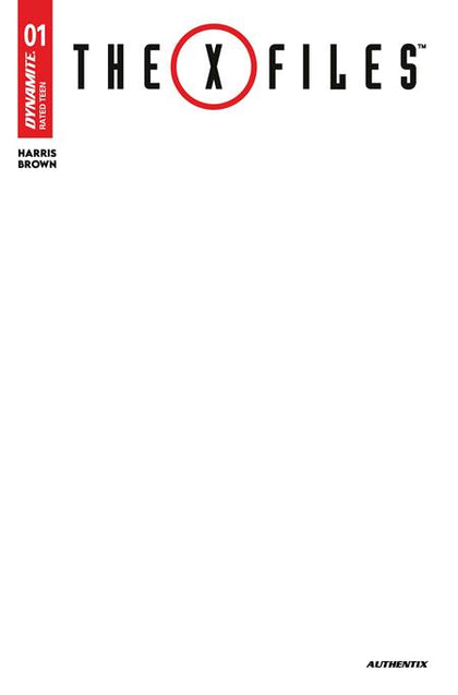 X FILES (2026) #1 CVR F BLANK AUTHENTIX VAR (PRE-ORDER: 12/09/2026)