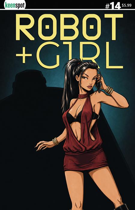 ROBOT + GIRL #14 CVR B MIKE WHITE SHADOW PERSON VAR (PRE-ORDER: 12/23/2026)