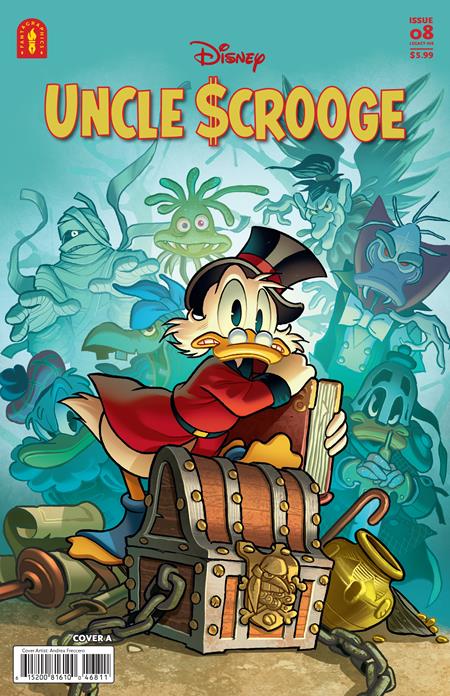 UNCLE SCROOGE LEGACY #468 THE CURSE OF HP HATEQUACK CVR A ANDREA FRECCERO (PRE-ORDER: 12/09/2026)