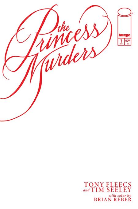 PRINCESS MURDERS #1 CVR E BLANK SKETCH VAR (PRE-ORDER: 12/09/2026)