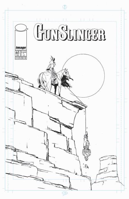 GUNSLINGER SPAWN #61 CVR B CARLO BARBERI B&W VAR (PRE-ORDER: 12/30/2026)