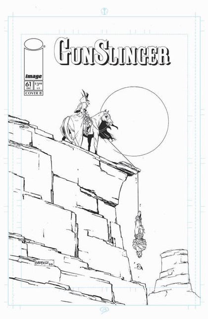 GUNSLINGER SPAWN #61 CVR B CARLO BARBERI B&W VAR (PRE-ORDER: 12/30/2026)