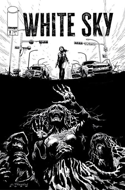 WHITE SKY #8 CVR B MARCELO FRUSIN B&W VAR (PRE-ORDER: 12/30/2026)