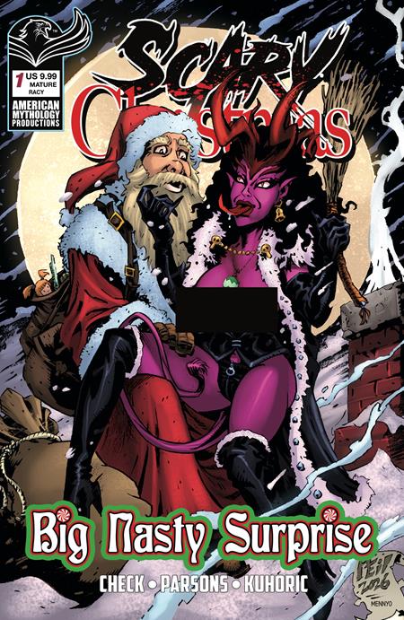 SCARY CHRISTMAS BIG NASTY SURPRISE #1 CVR C NEIL VOKES RACY VAR (PRE-ORDER: 12/23/2026)