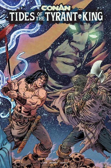 CONAN THE BARBARIAN TIDES OF THE TYRANT KING #4 (OF 4) CVR B JESUS MERINO VAR (PRE-ORDER: 12/16/2026)