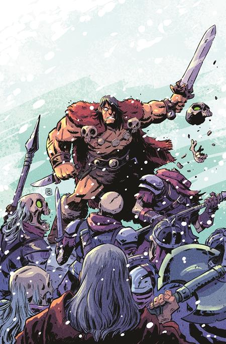 CONAN THE BARBARIAN TIDES OF THE TYRANT KING #4 (OF 4) CVR E DEREK LAUFMAN VIRGIN CARDSTOCK VAR (PRE-ORDER: 12/16/2026)