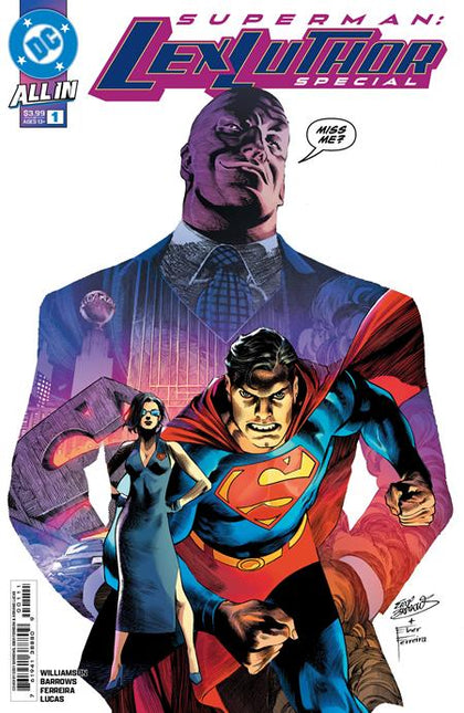 SUPERMAN LEX LUTHOR SPECIAL #1 (ONE SHOT) CVR A EDDY BARROWS & EBER FERREIRA