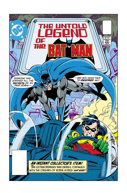 Limited Edition The Untold Legend Of The Batman #1 CVR A Jose Luis Garcia-lopez & Dick Giordano (PRE-ORDER: 01/29/2025)