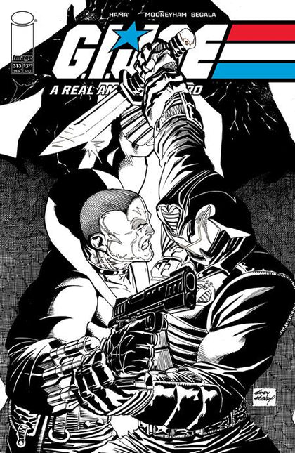 GI Joe A Real American Hero #313 CVR B Andy Kubert B&W VAR (PRE-ORDER: 01/22/2025)