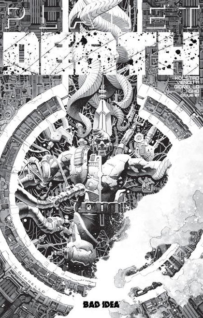 PLANET DEATH PLANET SIZED EDITION #1  CVR B B&W TOMAS GIORELLO VAR (PRE-ORDER: 01/07/2025)