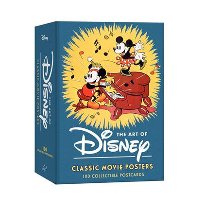 DISNEY THE ART OF DISNEY ICONIC MOVIE POSTERS 100 COLLECTIBLE POSTCARDS Previously Offered thru Other Distributors (PRE-ORDER: 01/28/2026)