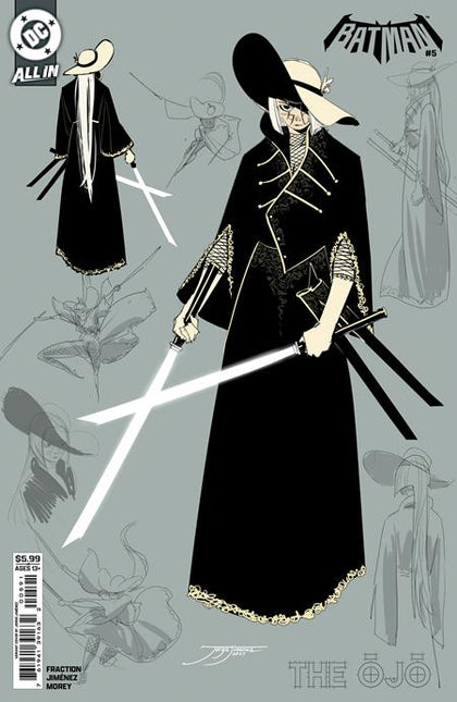 BATMAN #5 CVR G JORGE JIMENEZ THE OJO DESIGN CARD STOCK VAR (PRE-ORDER: 01/07/2026)