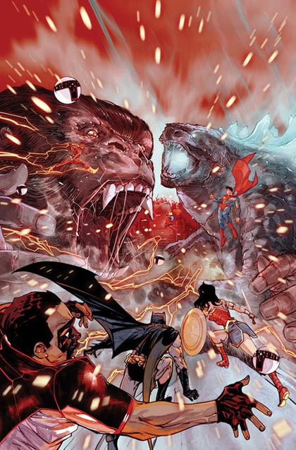 JUSTICE LEAGUE VS GODZILLA VS KONG 2 #7 (OF 7) CVR D CARMINE DI GIANDOMENICO CARD STOCK VAR (PRE-ORDER: 01/28/2026)
