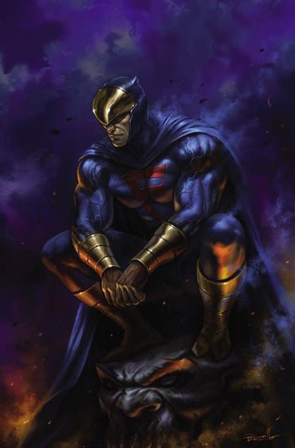 BLUE FALCON & DYNOMUTT #5 CVR E LUCIO PARRILLO METAL VIRGIN CVR VAR (PRE-ORDER: 01/21/2026)