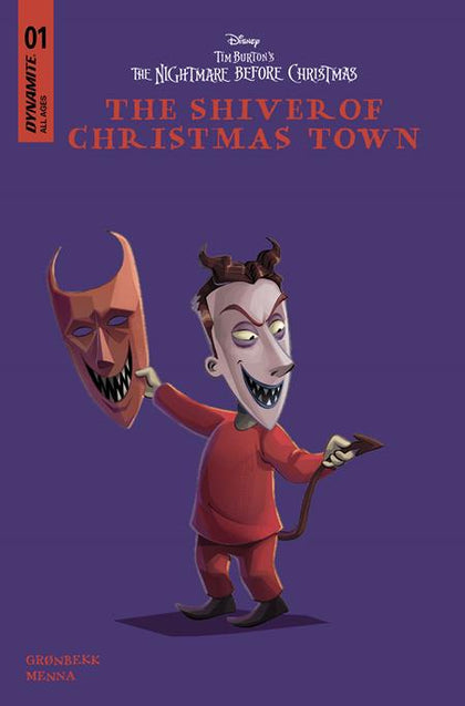 TIM BURTONS THE NIGHTMARE BEFORE CHRISTMAS THE SHIVER OF CHRISTMAS TOWN #1 CVR D DISNEY LIBRARY VAR (PRE-ORDER: 01/07/2026)