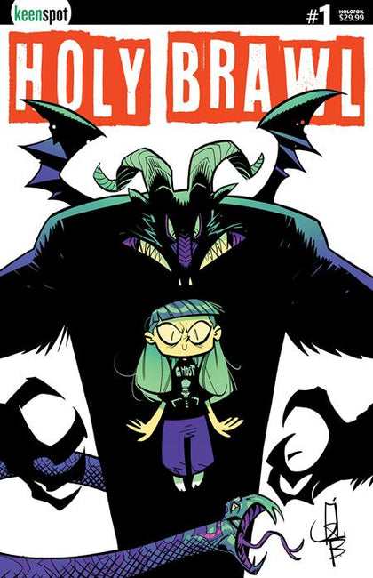 HOLY BRAWL #1 CVR C ATHILA FABBIO WHITE HOLOFOIL VAR (PRE-ORDER: 01/14/2026)