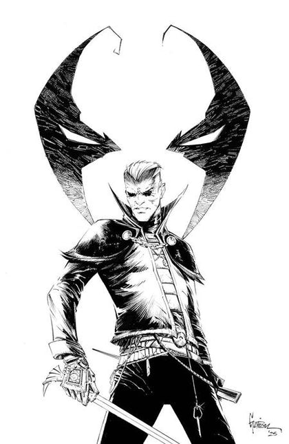 SPAWN THE CURSE OF SHERLEE JOHNSON #5 CVR C JONATHAN GLAPION B&W VIRGIN VAR (PRE-ORDER: 01/07/2026)