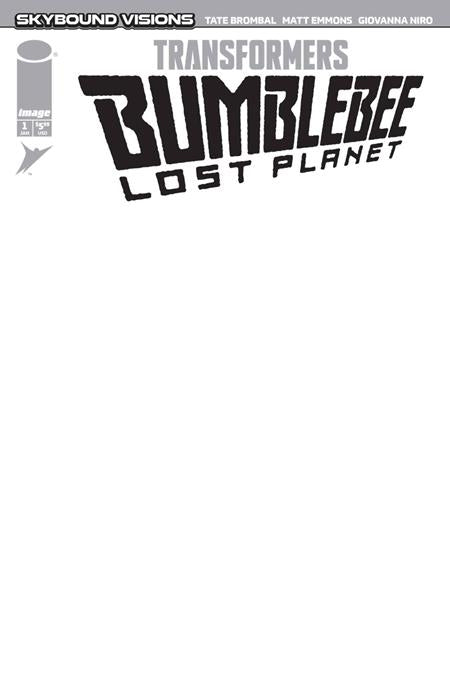 TRANSFORMERS BUMBLEBEE LOST PLANET #1 (OF 6) CVR G BLANK SKETCH VAR