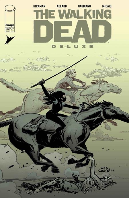 WALKING DEAD DELUXE #153 CVR C WES CRAIG & DAVE MCCAIG VAR
