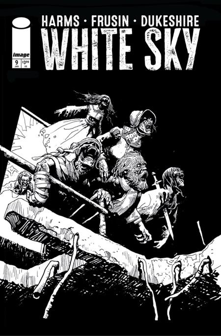 WHITE SKY #9 CVR B MARCELO FRUSIN B&W VAR