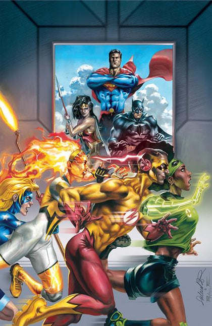 JUSTICE LEAGUE UNLIMITED #4 CVR D SALVADOR LARROCA CARD STOCK VAR (PRE-ORDER: 02/26/2025)