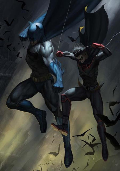 BATMAN AND ROBIN #18 CVR C AARON BARTLING CARD STOCK VAR (PRE-ORDER: 02/12/2025)