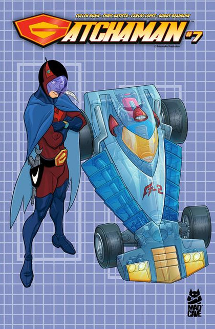 GATCHAMAN #7 CVR B CHRIS BATISTA BLUEPRINT JOE AND G-2 VAR (PRE-ORDER: 02/26/2025)