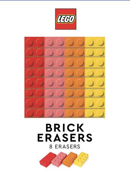 LEGO BRICK ERASERS (MULTICOLOR PACK OF 8) Previously Offered thru Other Distributors (PRE-ORDER: 02/11/2026)