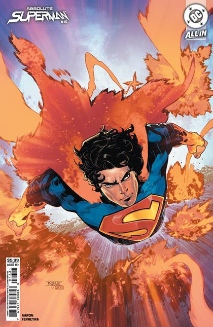 ABSOLUTE SUPERMAN #16 CVR D MAHMUD ASRAR CARD STOCK VAR