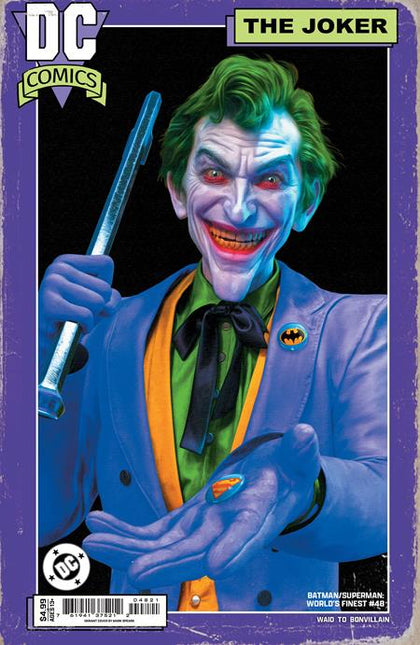 BATMAN SUPERMAN WORLDS FINEST #48 CVR B MARK SPEARS CARD STOCK VAR