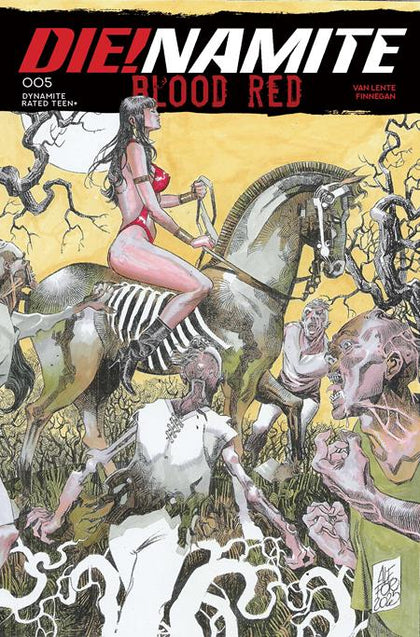 DIENAMITE BLOOD RED #5 CVR B ALESSIO FORTUNATO VAR (PRE-ORDER: 02/11/2026)