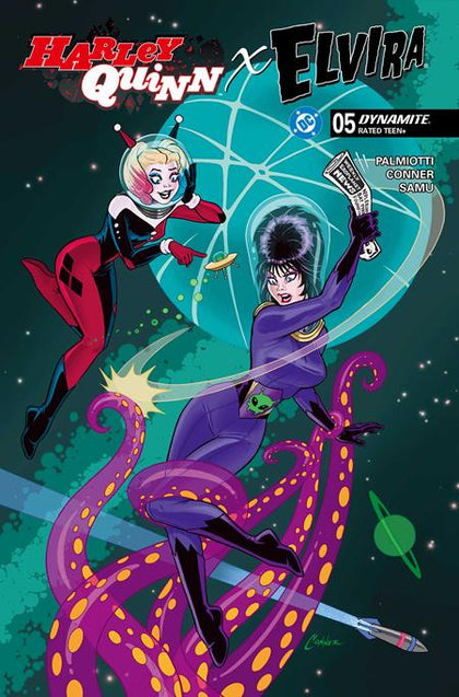 HARLEY QUINN X ELVIRA #5 CVR A AMANDA CONNER TENTACLES (PRE-ORDER: 02/18/2026)