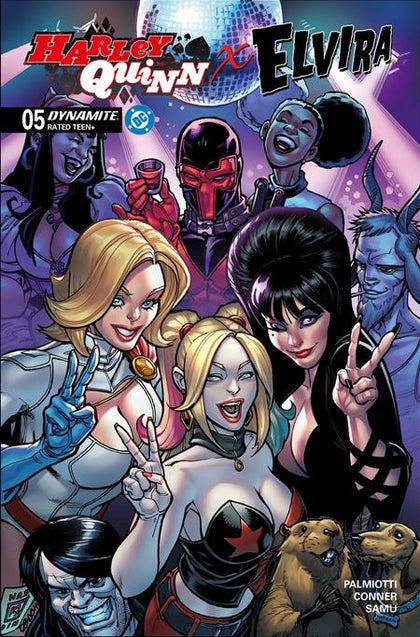 HARLEY QUINN X ELVIRA #5 CVR B CHAD HARDIN VAR (PRE-ORDER: 02/18/2026)