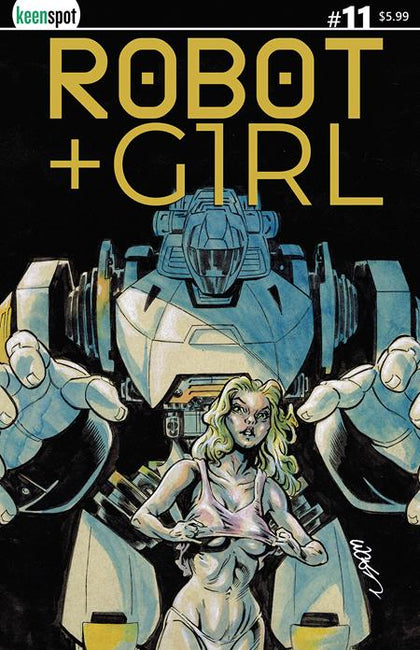 ROBOT + GIRL #11 CVR C JOHN LUCAS BAGGED WITH TRADING CARD VAR (PRE-ORDER: 02/25/2026)