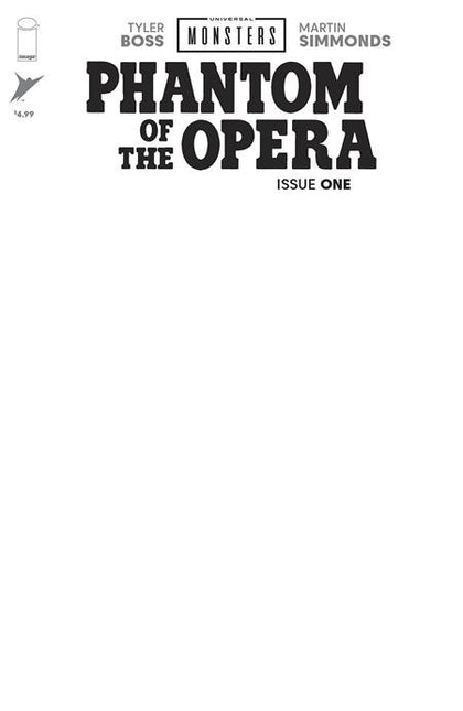 UNIVERSAL MONSTERS PHANTOM OF THE OPERA #1 (OF 4) CVR H  BLANK SKETCH  VAR (PRE-ORDER: 02/25/2026)